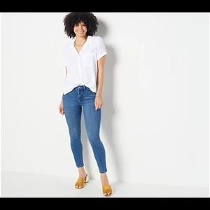 Laurie Felt BFF 5 pocket ankle skinny Jean, size 6